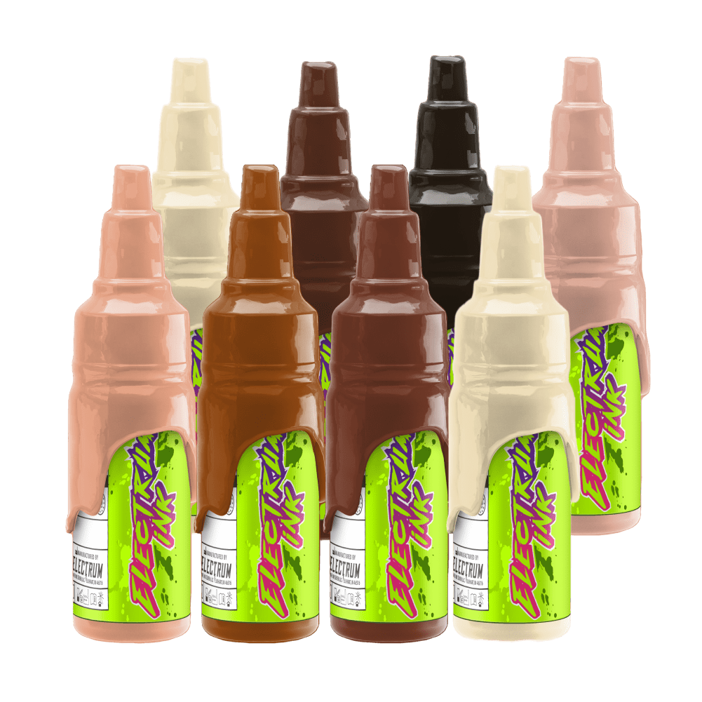 8 unique and diverse skin tones for tattooing portraits and anime 