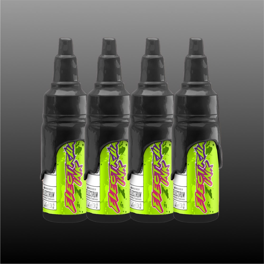 4 Shades Gray Wash Tattoo Ink Set