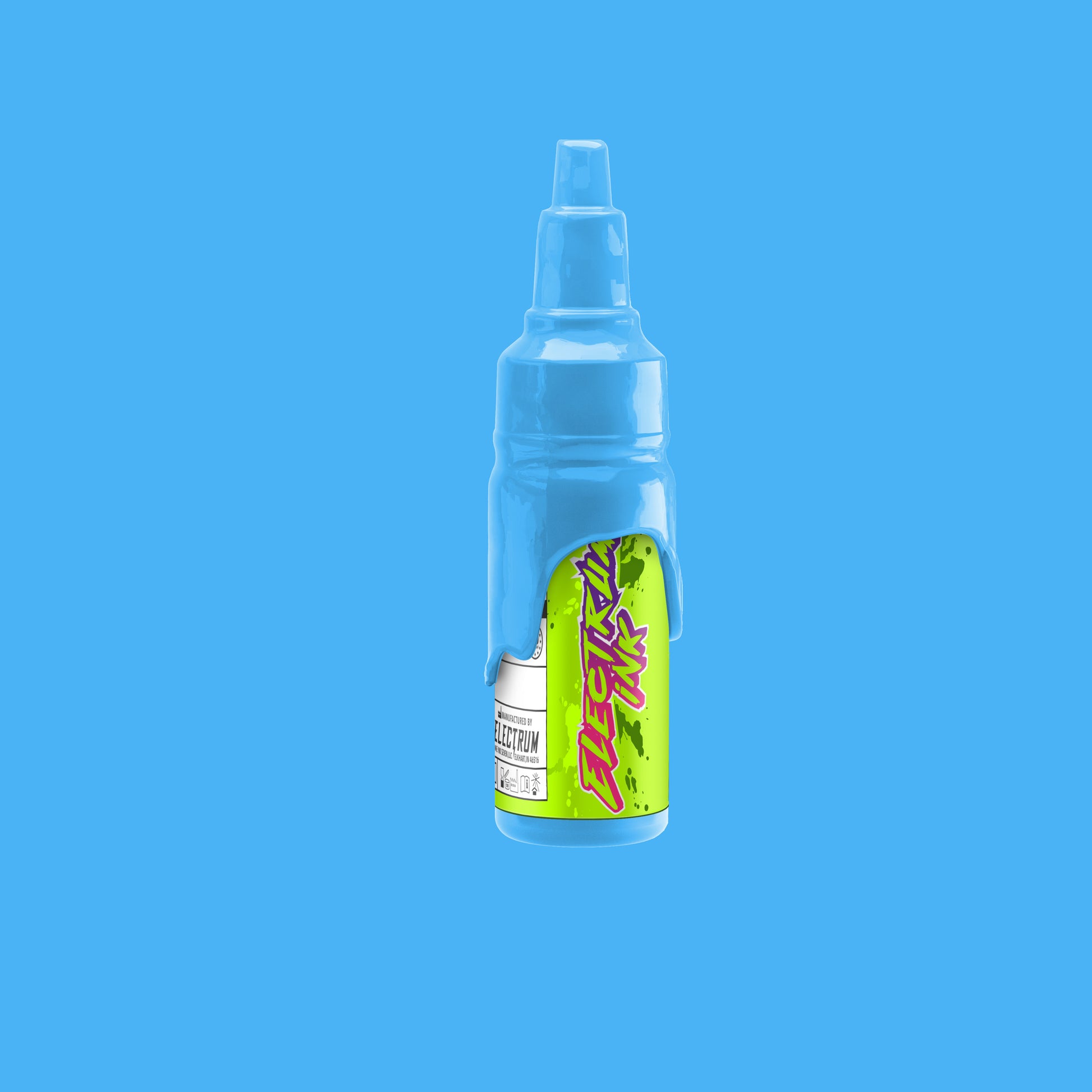 pastel blue tattoo ink